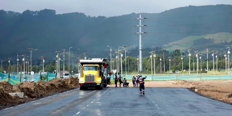 Obras en el corredor vial entre Zipaquirá y Ubaté se encuentran en la etapa final