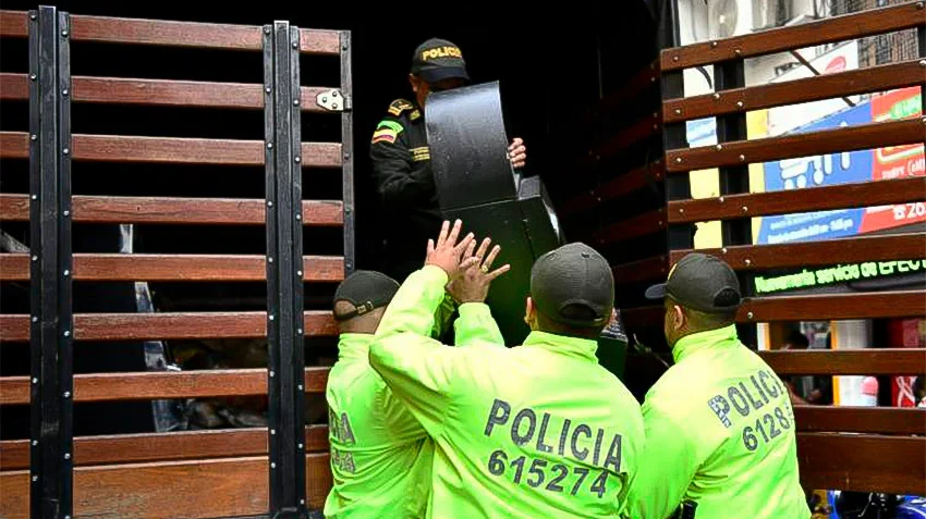 47 capturas realizadas por la Policía de Cundinamarca durante el fin de semana