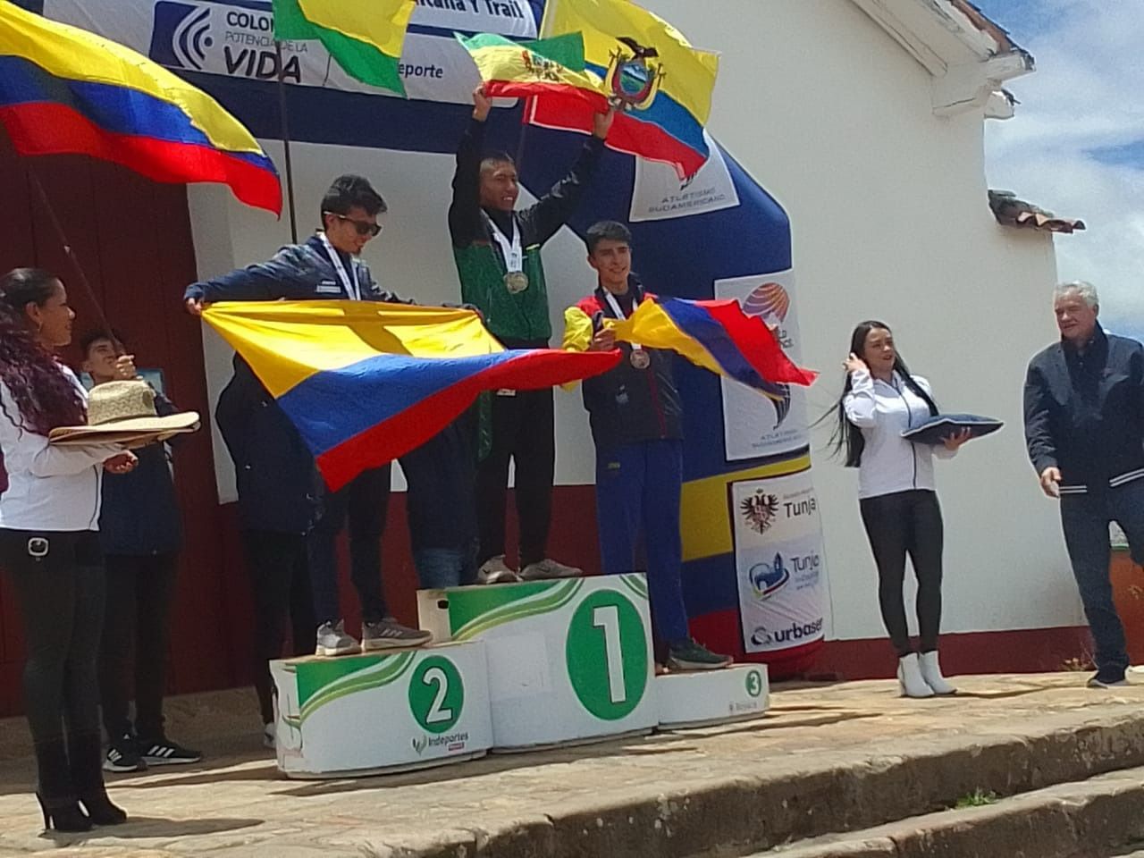 Diego León se subió al podio en el Campeonato Suramericano de Trail y Montaña