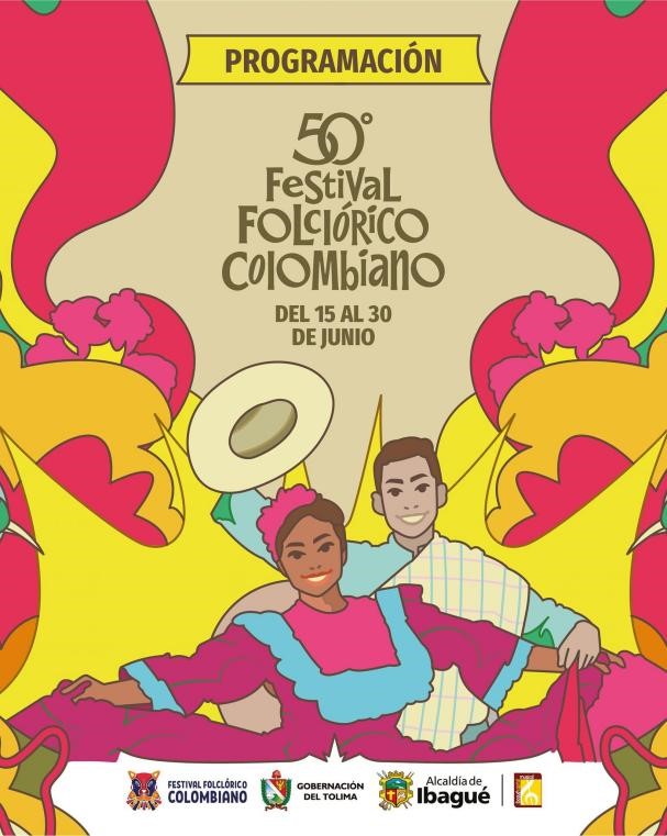 Ibagué se engalana con el 50° Festival Folclórico 