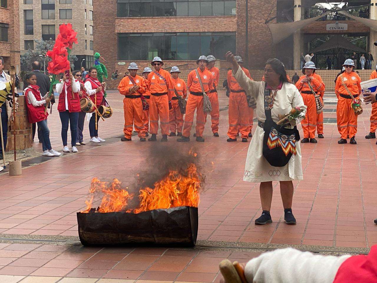 Primer contingente cundinamarqués de Brigadistas forestales Indígenas