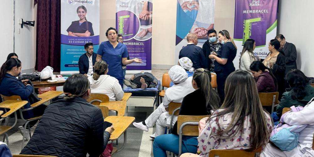 Profesionales de la salud de la Beneficencia de Cundinamarca se capacitaron en el cuidado y prevención de heridas