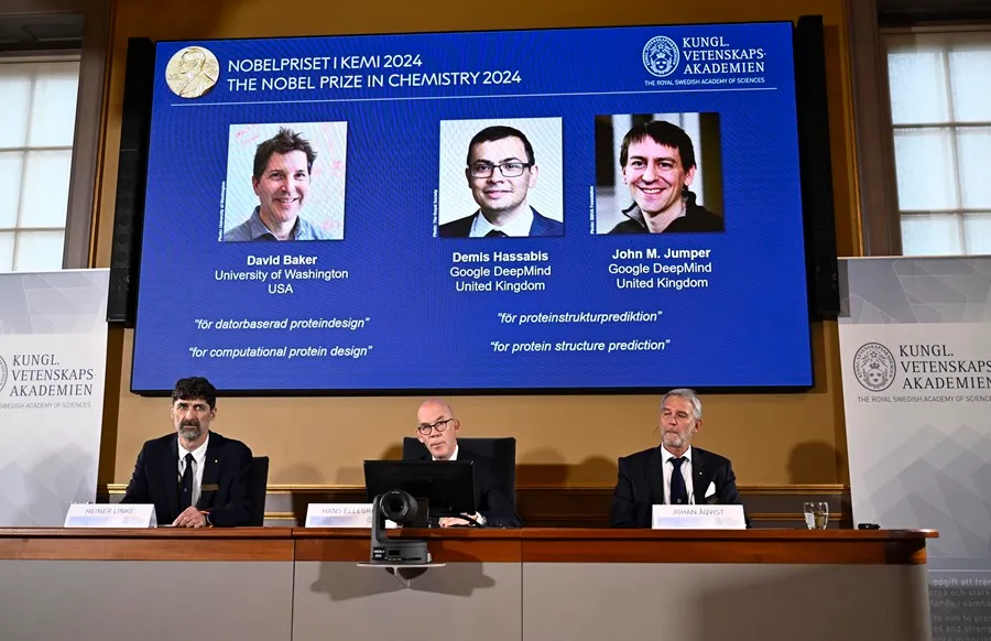 Ganadores del premio Nobel 2024 de física y química