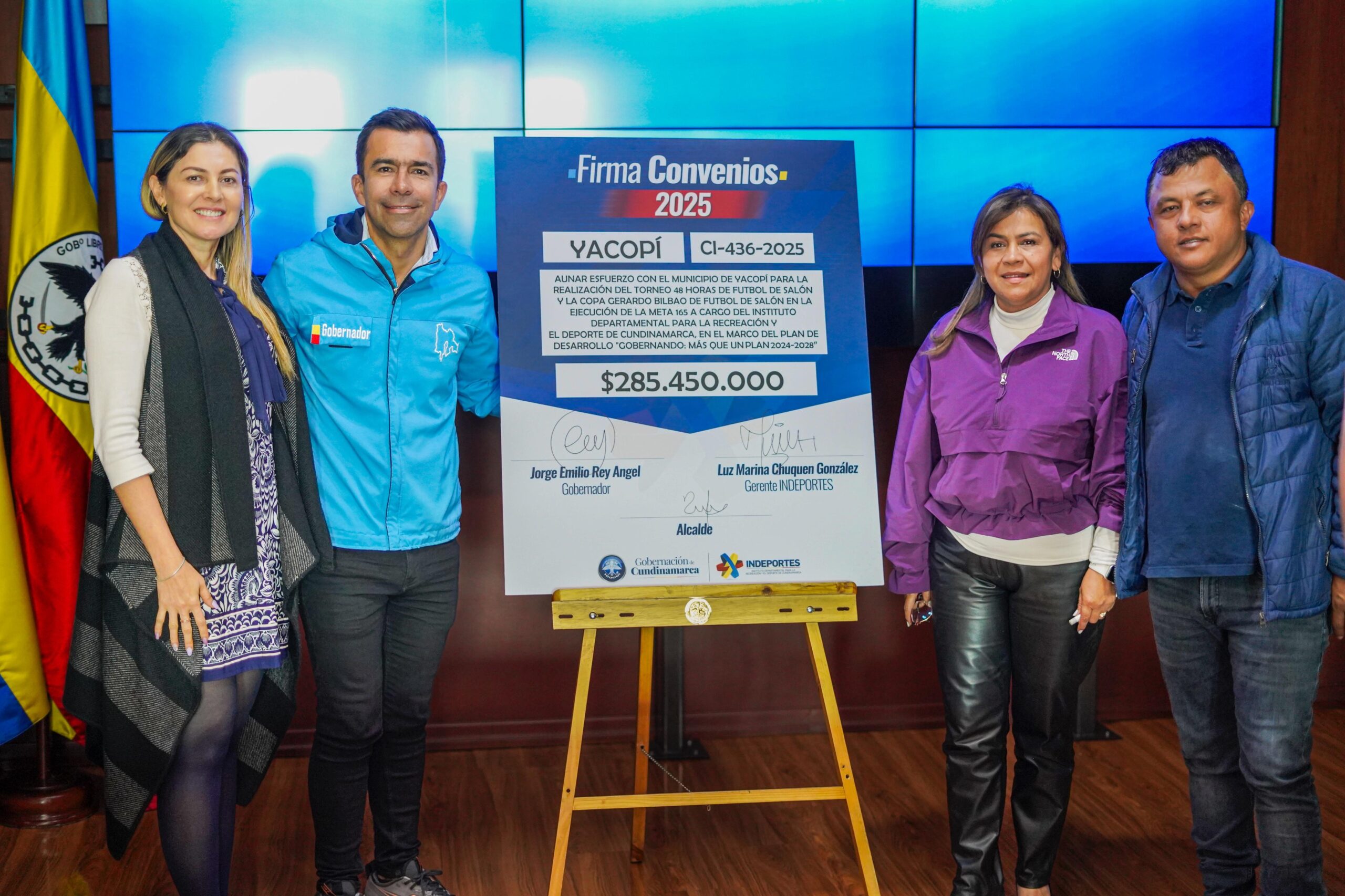 Yacopí le apuesta al deporte como motor de bienestar comunitario