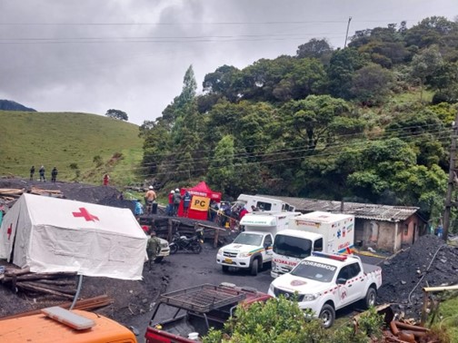 Cruz Roja entregó informe oficial tras explosión en mina de Zipaquirá donde tres mineros perdieron la vida