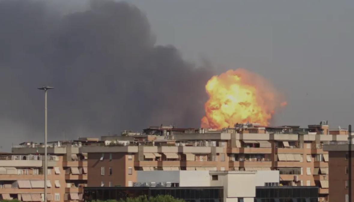 Explosión en gasolinera de Roma deja 30 heridos