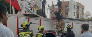 Incendio en edificio del norte de Barranquilla