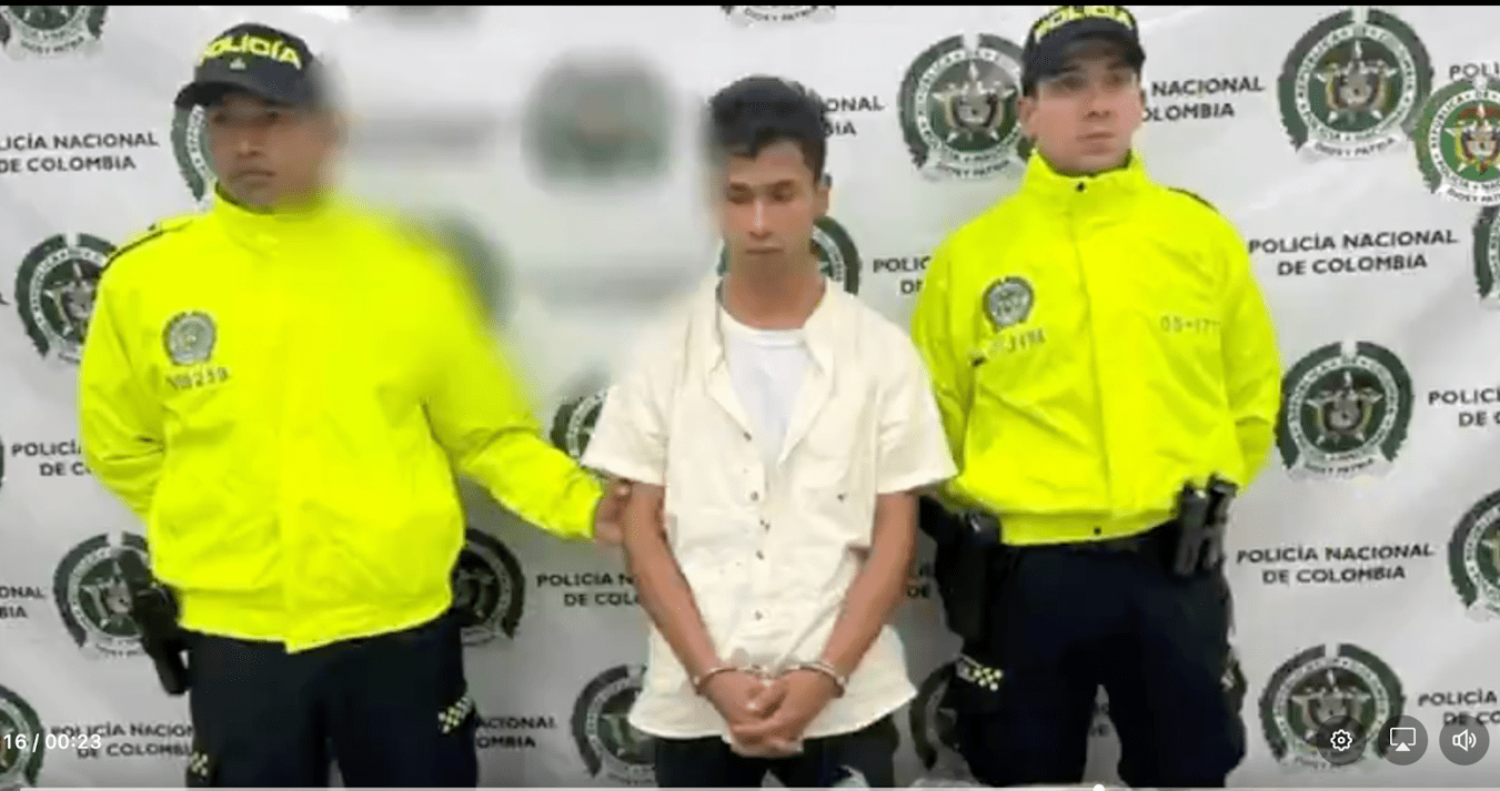 Capturado alias Bryan francotirador del ELN señalado del asesinato de tres policías