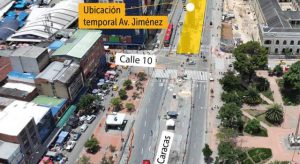 TransMilenio activa estación temporal en la avenida Caracas
