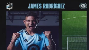 James Rodríguez es nuevo jugador del Minnesota United de la MLS