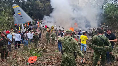 Identificación de militares muertos en accidente aéreo será en Bogotá 