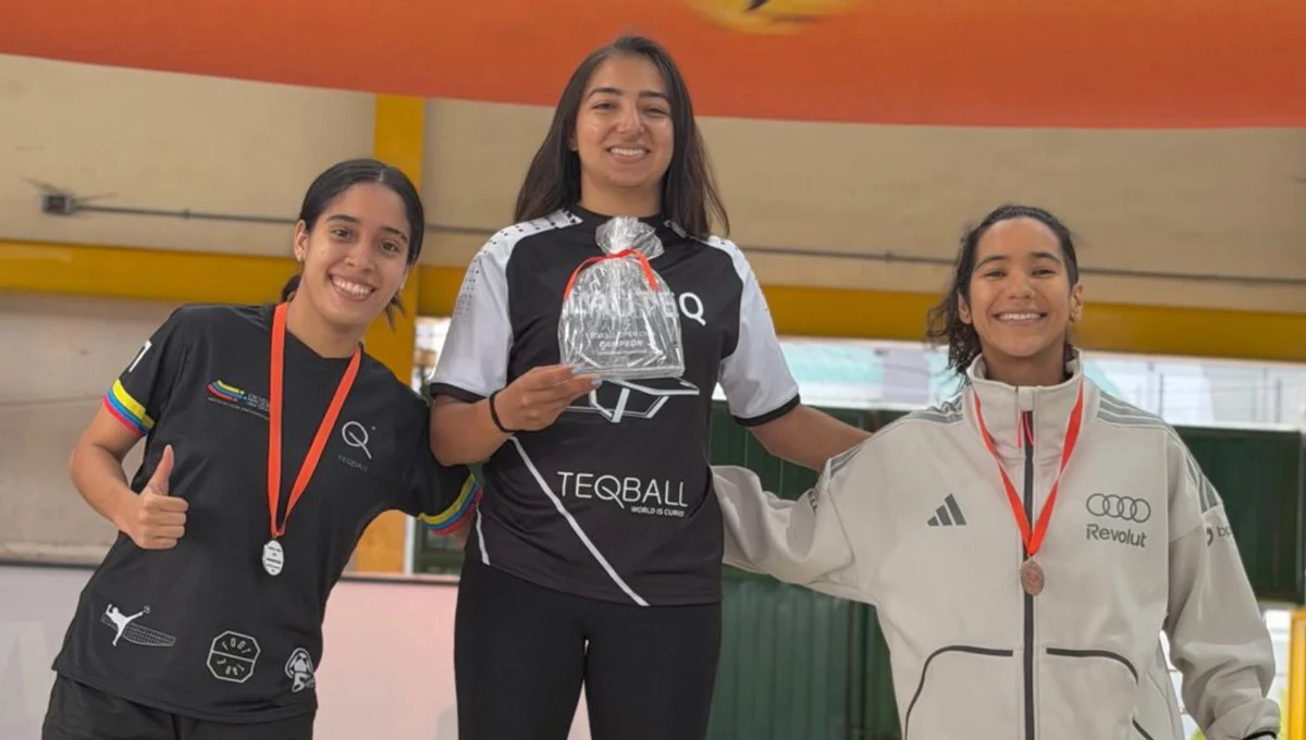 Laura Gómez, doble campeona nacional de teqball 