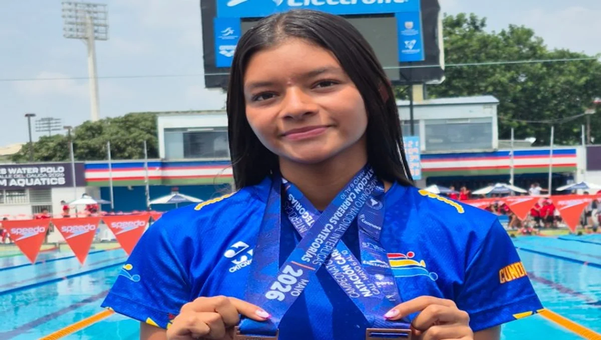 Nikoll Borbón, la cundinamarquesa que sueña con ser Selección Colombia de natación