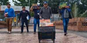 Foto de archivo de la sede de la Gobernación de Cundinamarca, la cual funcionó como centro de acopio de ayudas para Venezuela