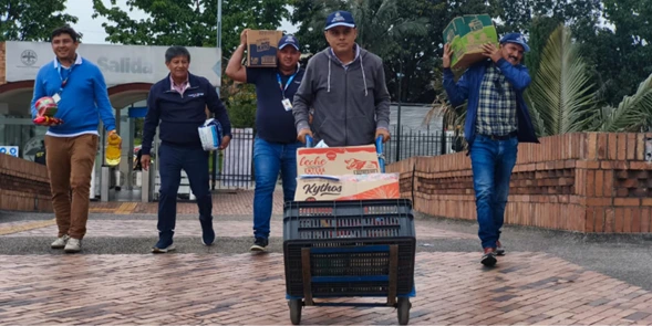 Foto de archivo de la sede de la Gobernación de Cundinamarca, la cual funcionó como centro de acopio de ayudas para Venezuela