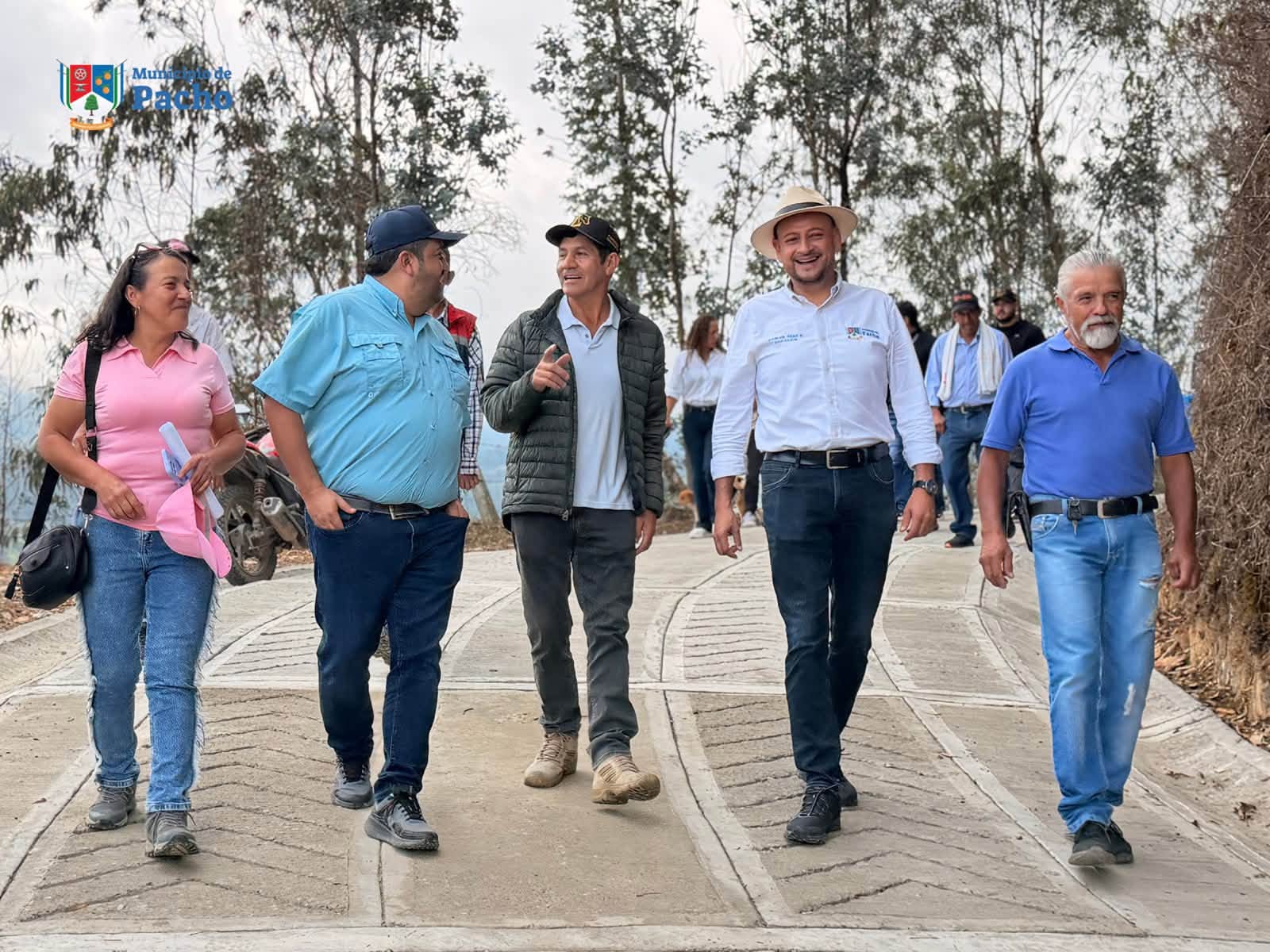 Pacho tiene nueva placa huella en la vereda Hato Viejo
