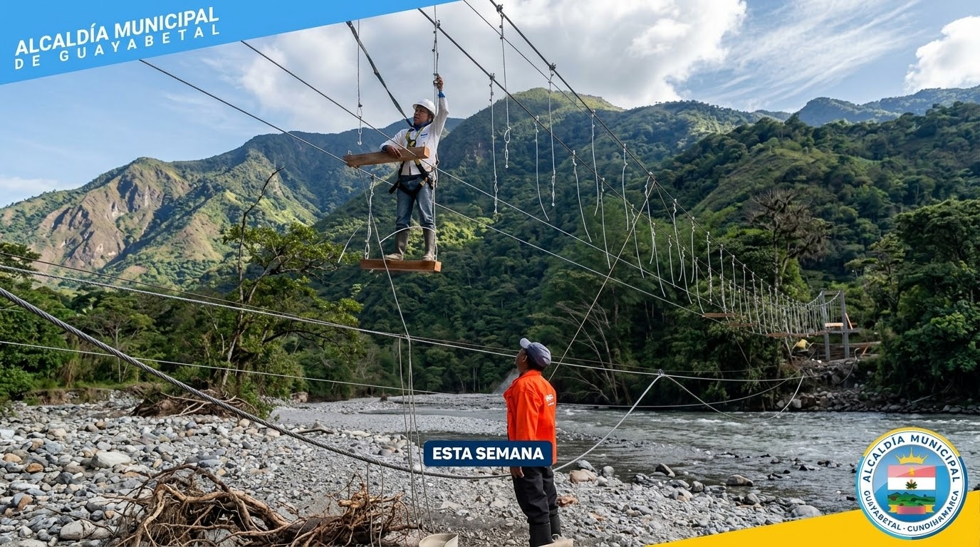 Puente El Ocal en Guayabetal será habilitado el 12 de octubre